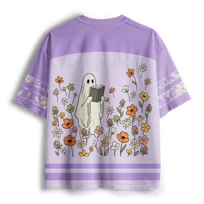 Pagewings Ghost Reading Unisex Mesh Jersey