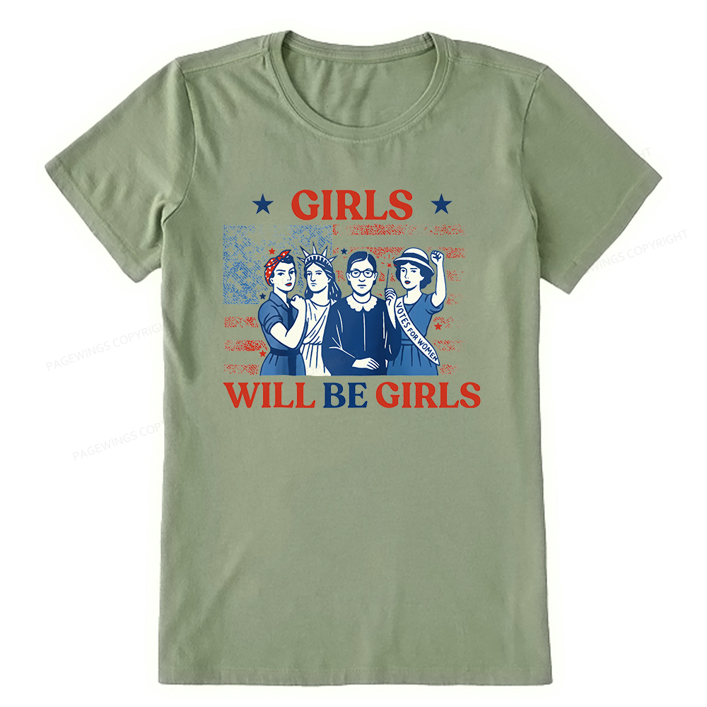 Pagewings Girls Will be Girls Unisex Classic T-shirt