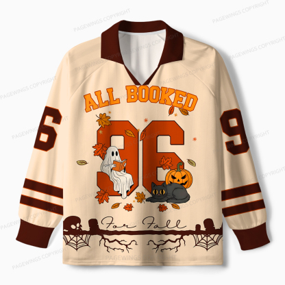 Pagewings All Booked Unisex Long Sleeve Jersey