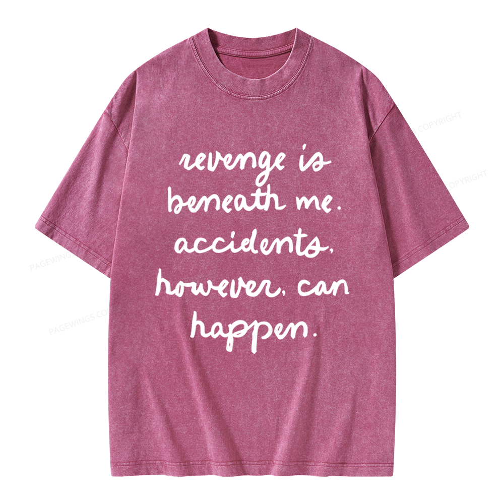 Pagewings RevengeIs Beneath Me Tairn Unisex Washed T-shirt