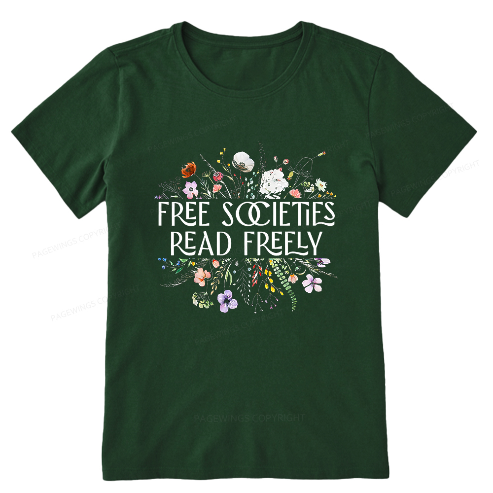 Pagewings Free Societies Read Freely Unisex Classic T-shirt