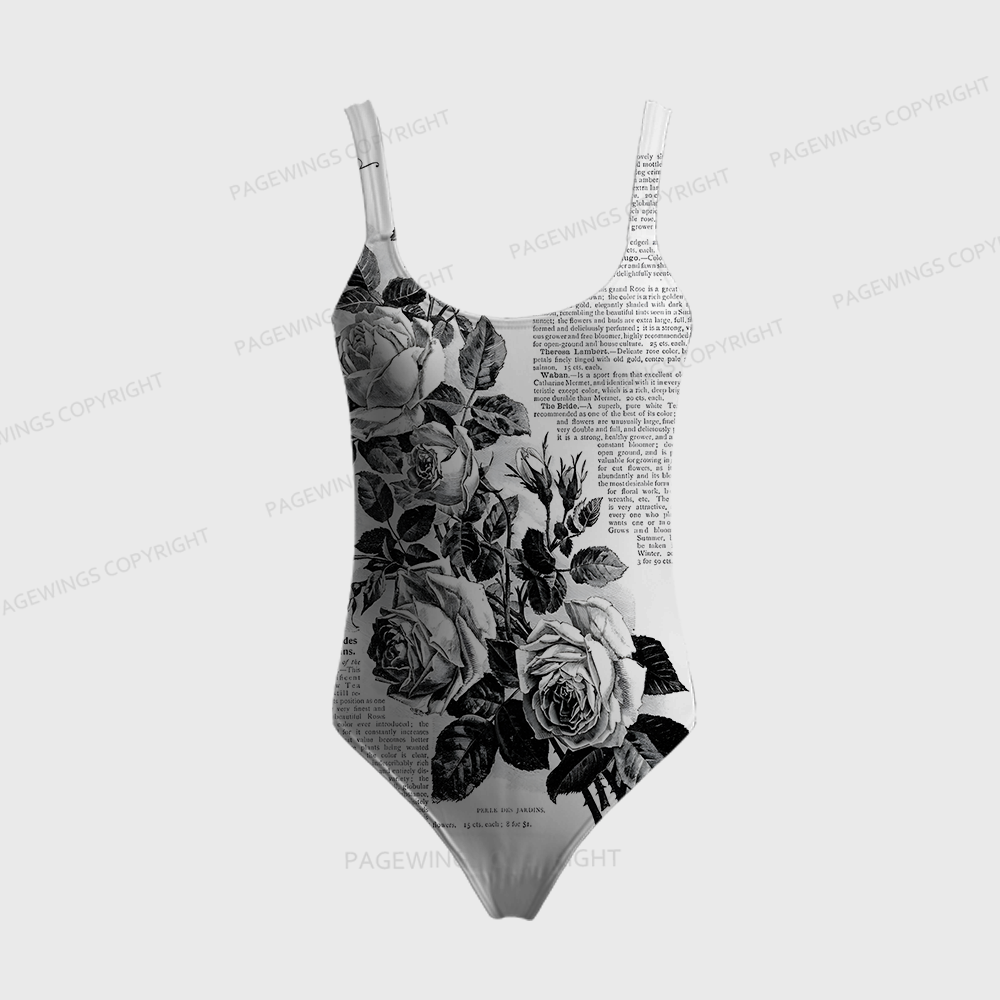 Pagewings Literary Vibes One-Piece Swimsuit