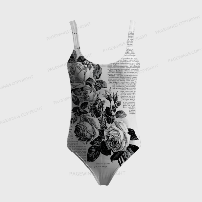Pagewings Literary Vibes One-Piece Swimsuit 