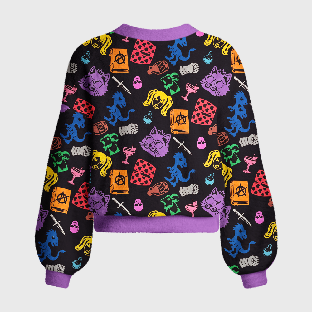Pagewings Sci Fi Book Lover Women's Cardigan Sweater