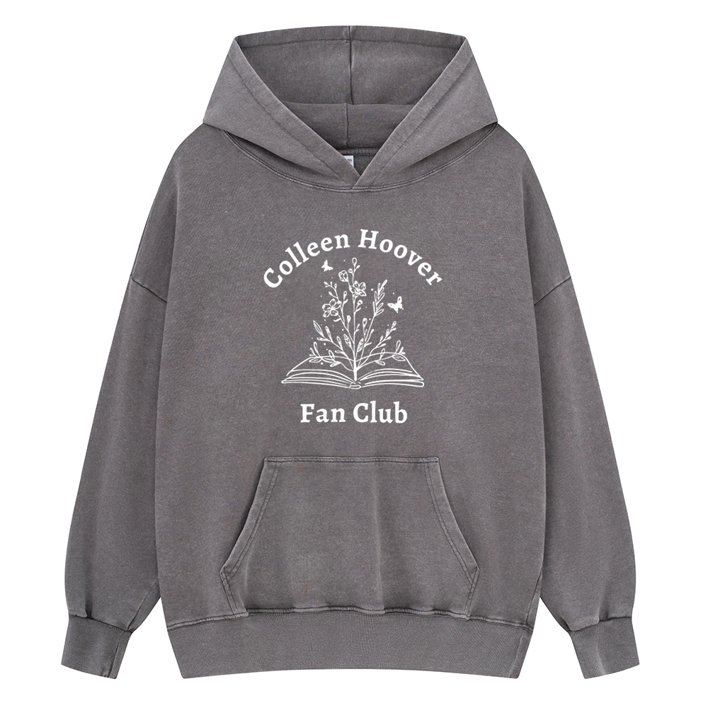 Pagewings Colleen Hoover Fan Club Unisex Washed Hoodie