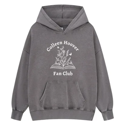 Pagewings Colleen Hoover Fan Club Unisex Washed Hoodie