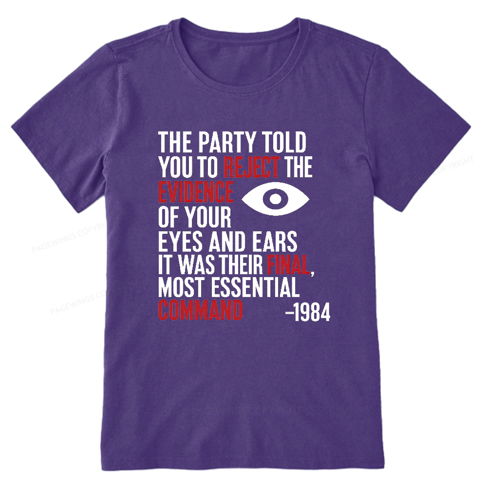 Pagewings Dystopia Quote Unisex Classic T-shirt