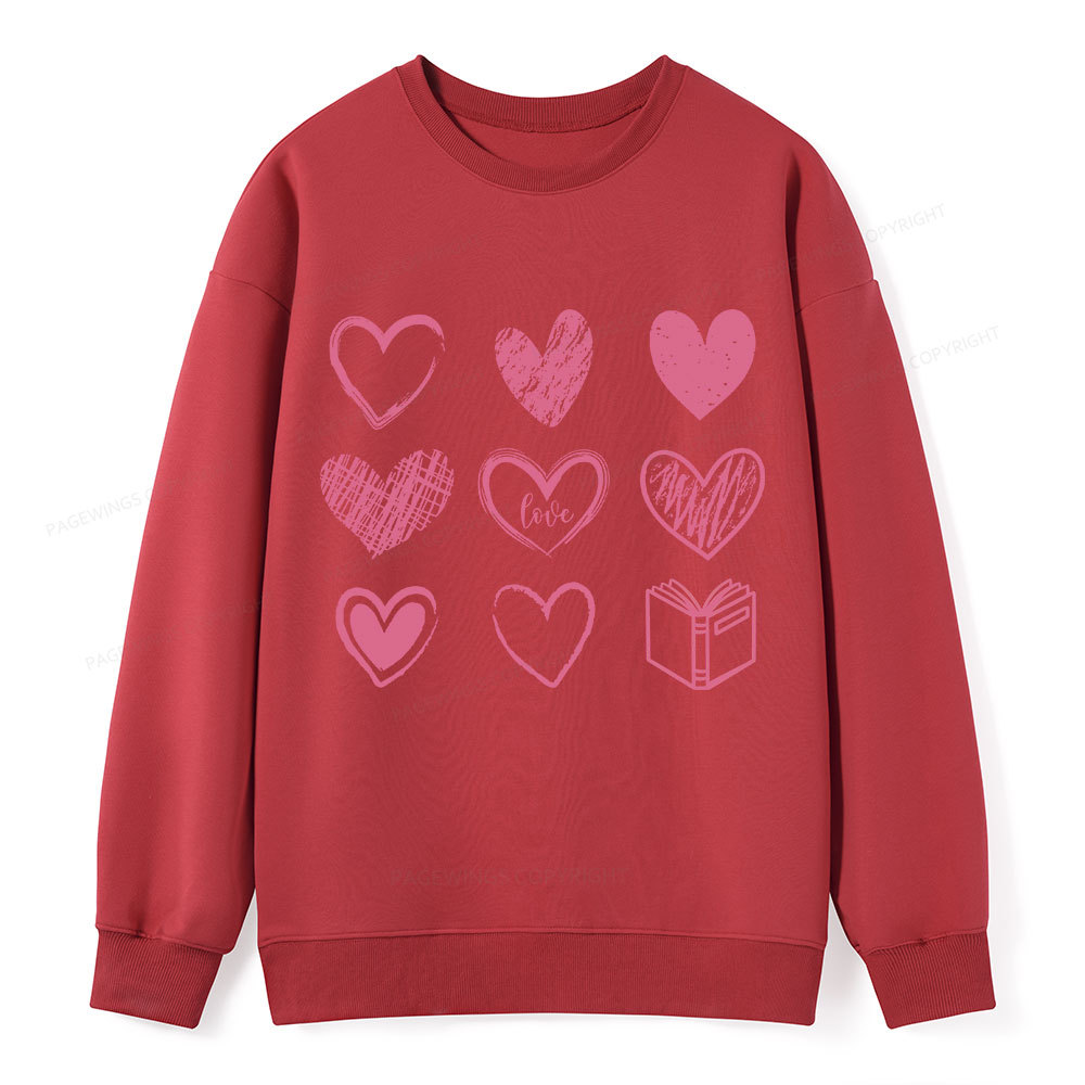 Pagewings To Love And Learn How To Be Loved Unisex Classic Sweatshirt