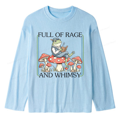 Pagewings Full Of Rage and Whimsy Unisex Lightweight Long Sleeve T-Shirt