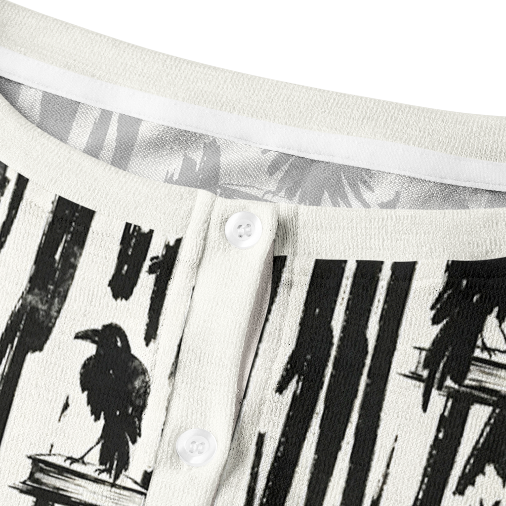 Pagewings Reading Crow Cardigan Sweaters