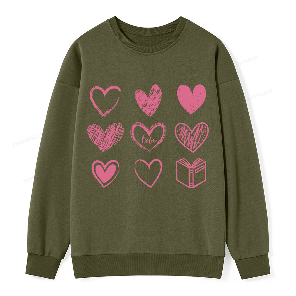 Pagewings To Love And Learn How To Be Loved Unisex Classic Sweatshirt