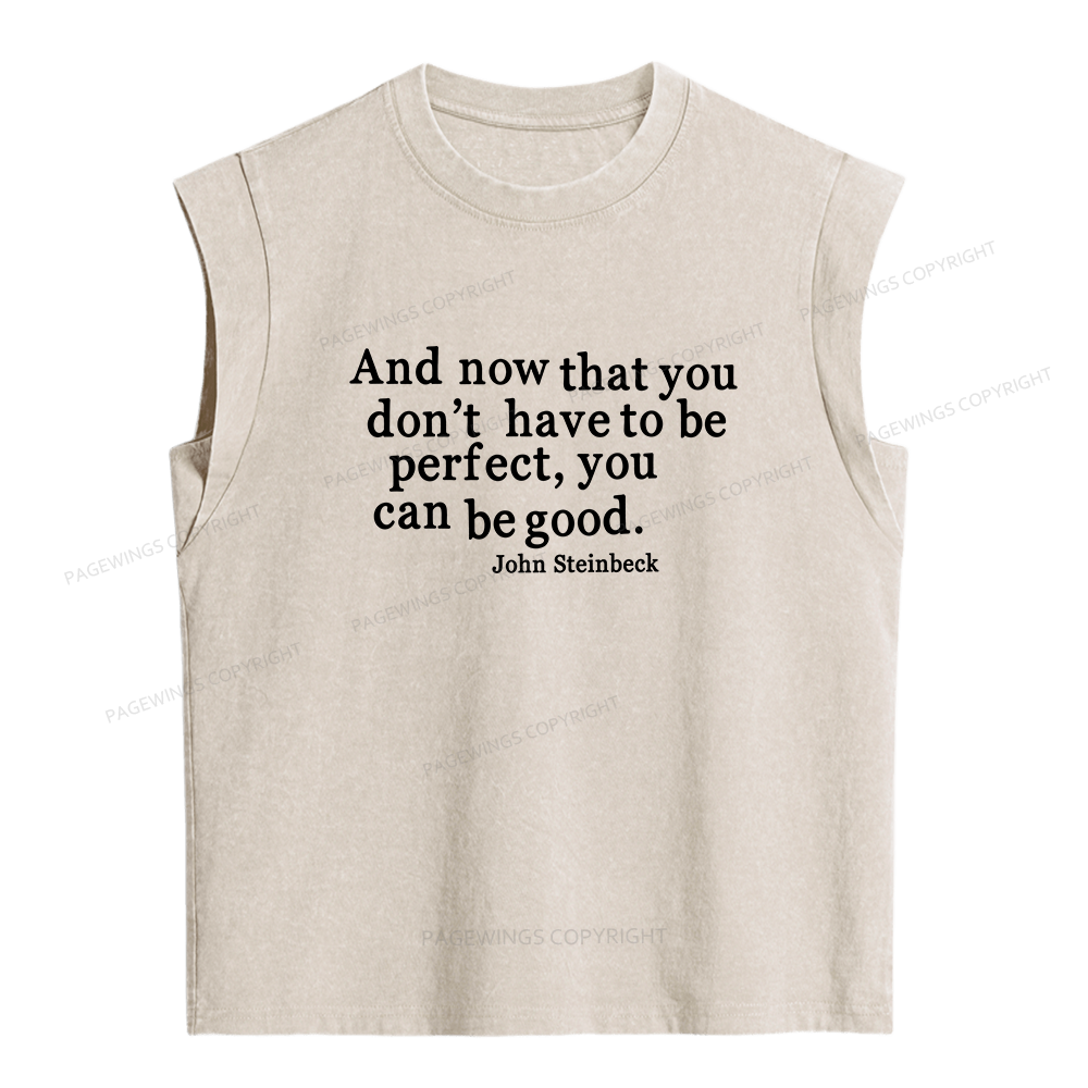 Pagewings Vintage Quote Women's Washed Tank Top
