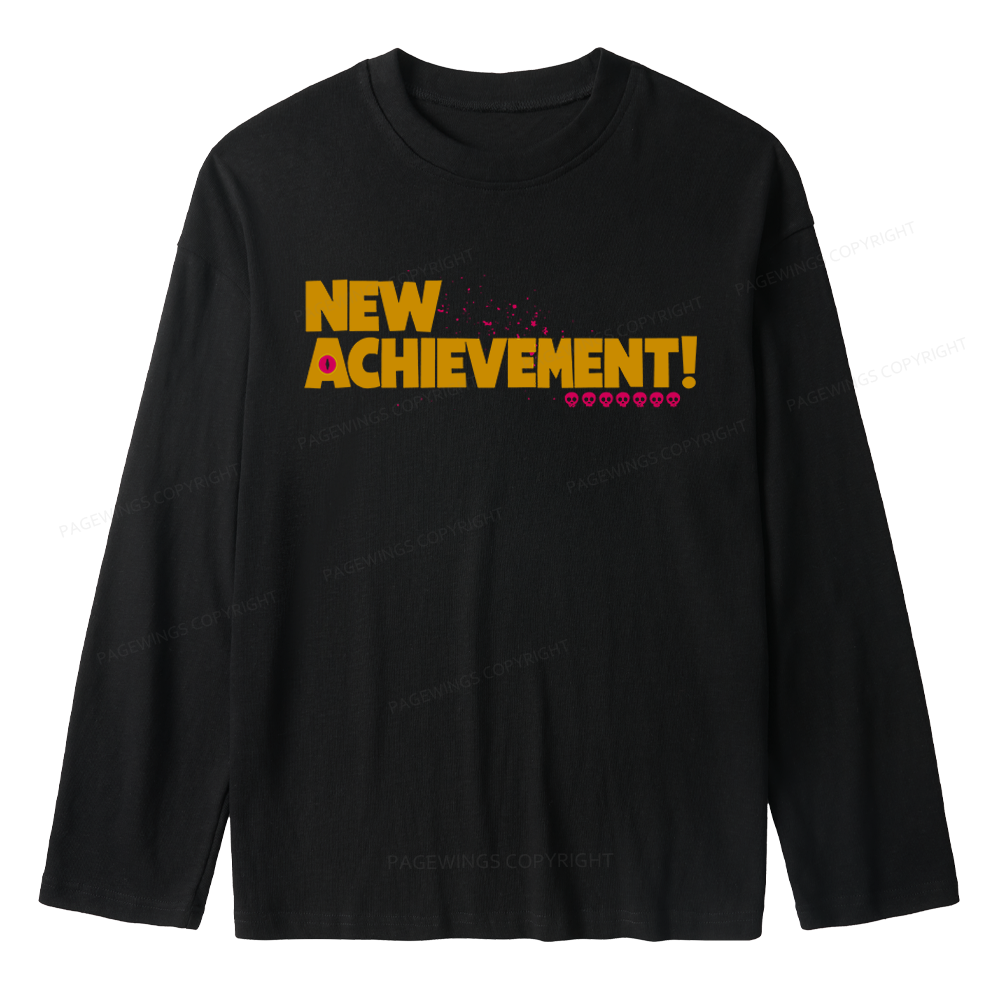 Pagewings New Achievement Unisex Lightweight Long Sleeve T-Shirt