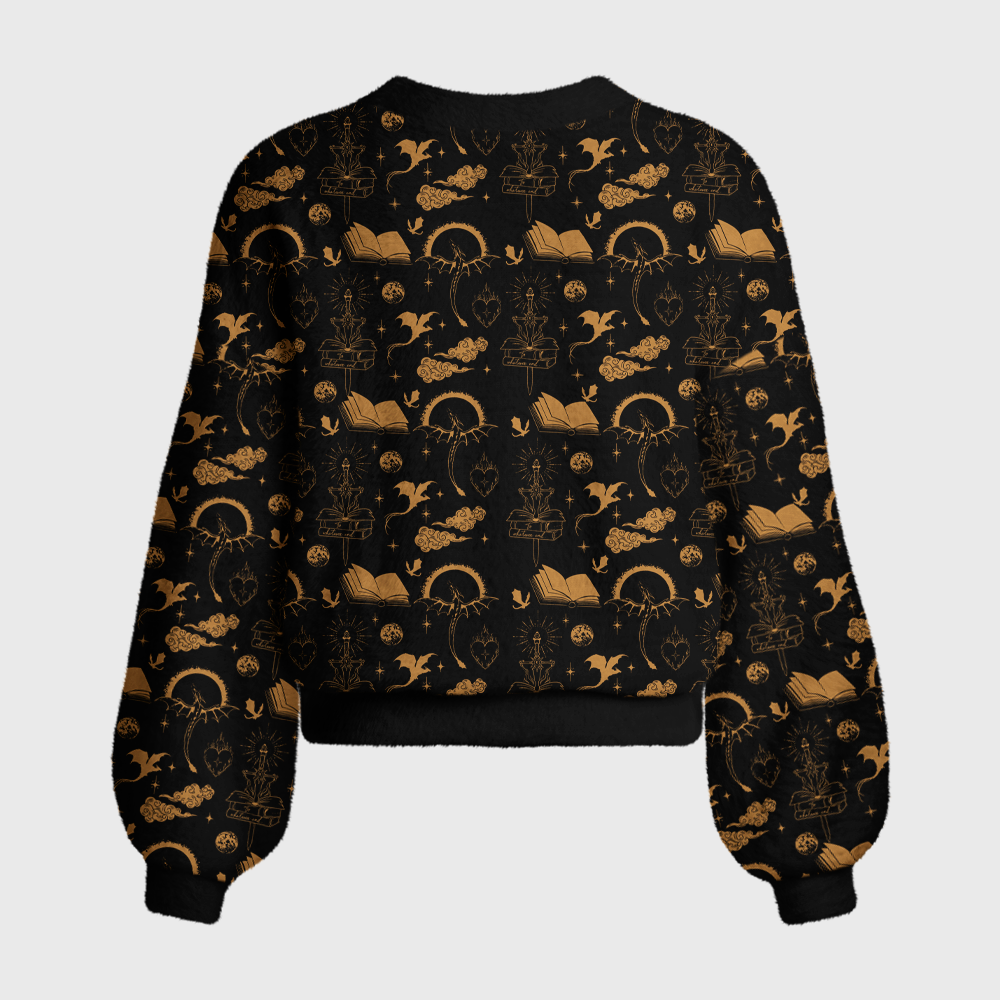 Pagewings Fantasy Bookish 7013X Women's Cardigan Sweater