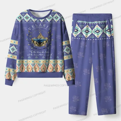 Pagewings Velaris City Of Starlight Unisex Flannel Pajama Set