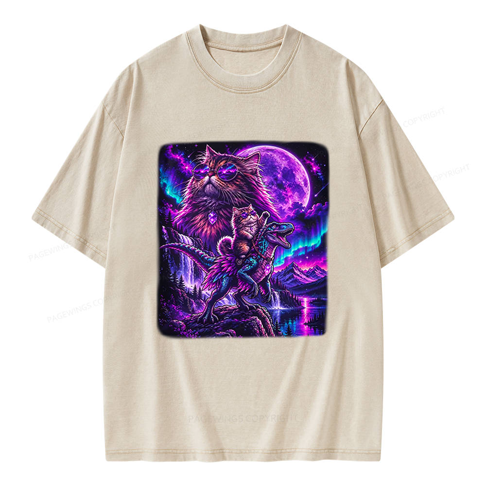 Pagewings Sci Fi Bookish Unisex Washed T-shirt