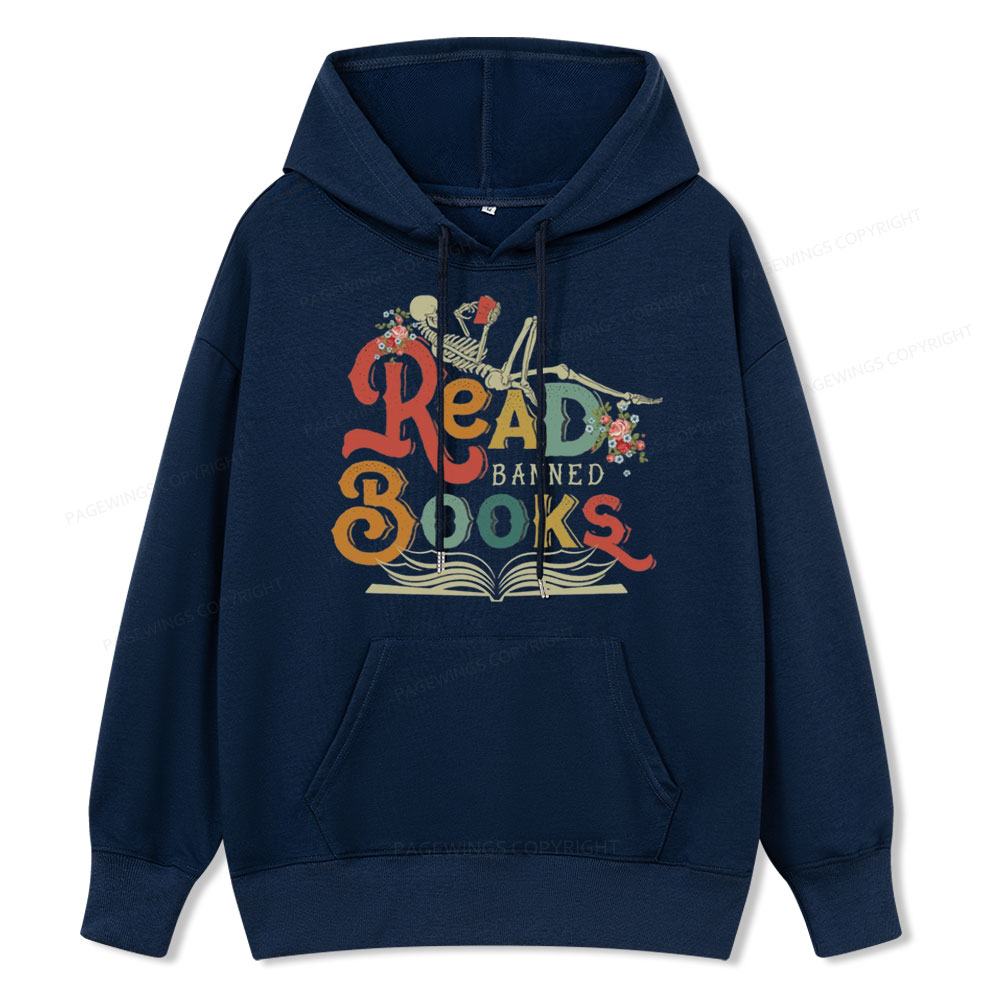 Pagewings Read Banned Books Unisex Classic Hoodie