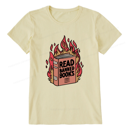 Pagewings Read Banned Books Shirt Unisex Classic T-shirt