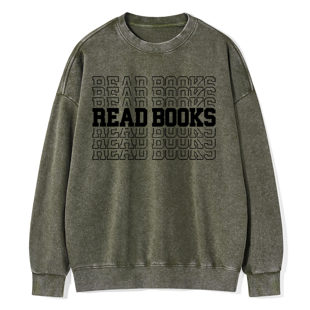 Pagewings Week and Library Unisex Washed Sweatshirt