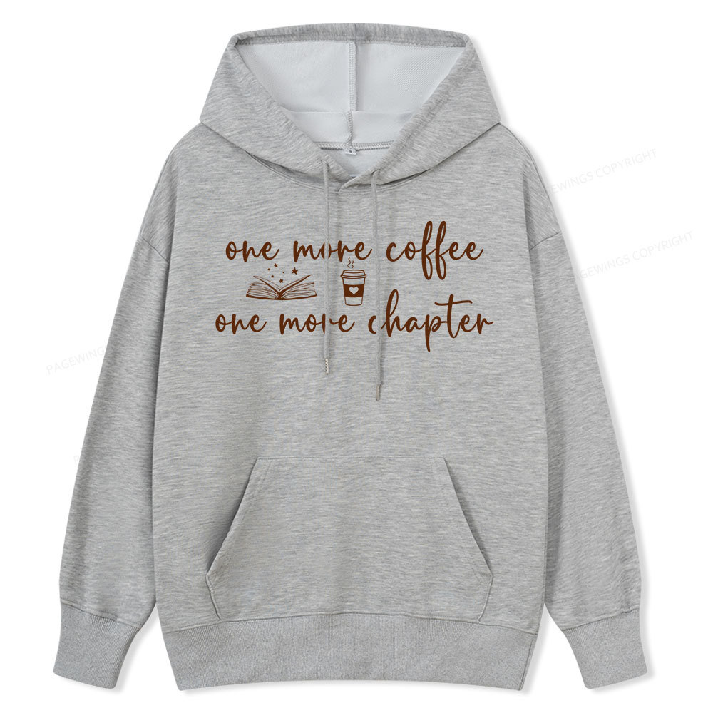 Pagewing Just One More Coffee and Books Unisex Classic Hoodie