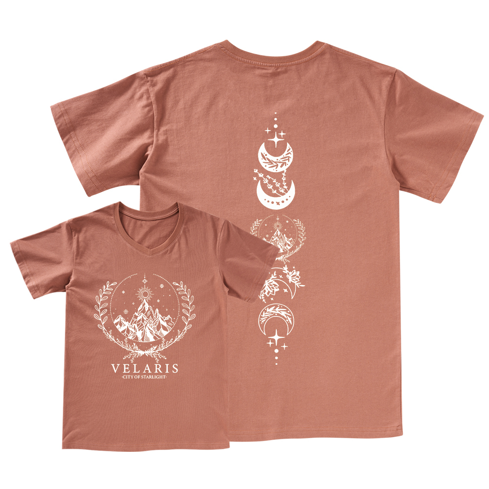 Pagewings Aelin Galathynius Fireheart V-neck T-shirt