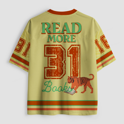 Pagewings Read More Books Unisex Mesh Jersey