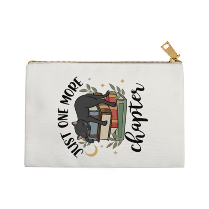 Pagewings Just One More Chapter Adorable Cat Pouch