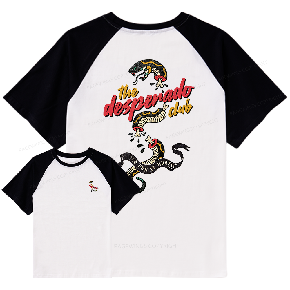 Pagewings The Desperado Club Raglan T-shirt
