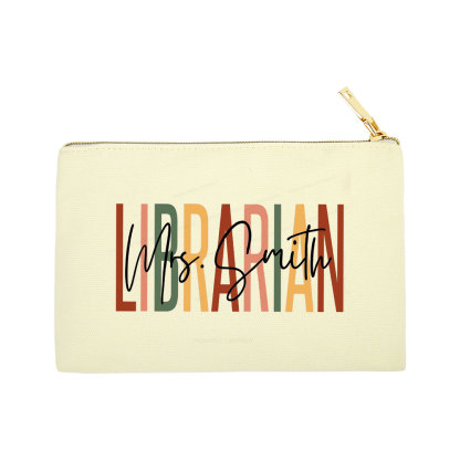 Pagewing Personalized Librarian Pouch