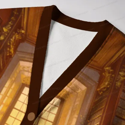 Pagewings Library Unisex Ugly Cardigan Sweaters