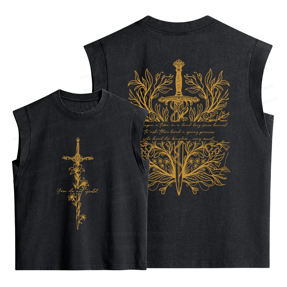 Pagewing Reading The Fantasy Now Women's Washed Tank Top