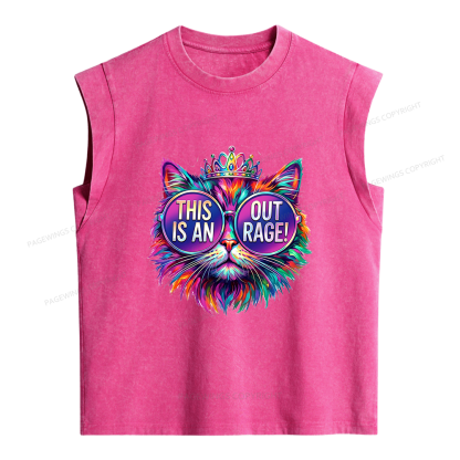 Pagewings Sci-Fi Book Lover Women's Washed Tank Top