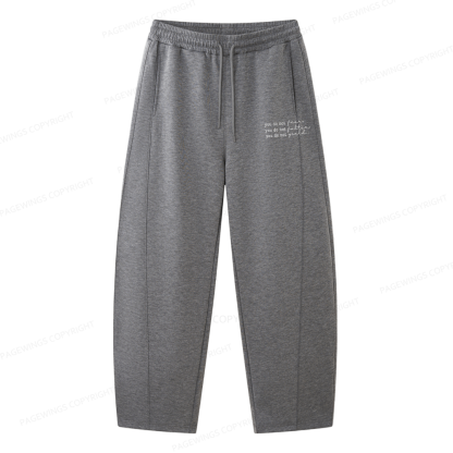 Pagewings You Do Not Yield Unisex Barrel Sweatpants