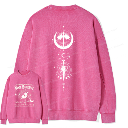 Pagewings Manon Blackbeak Throne of Glass Unisex Washed Sweatshirt