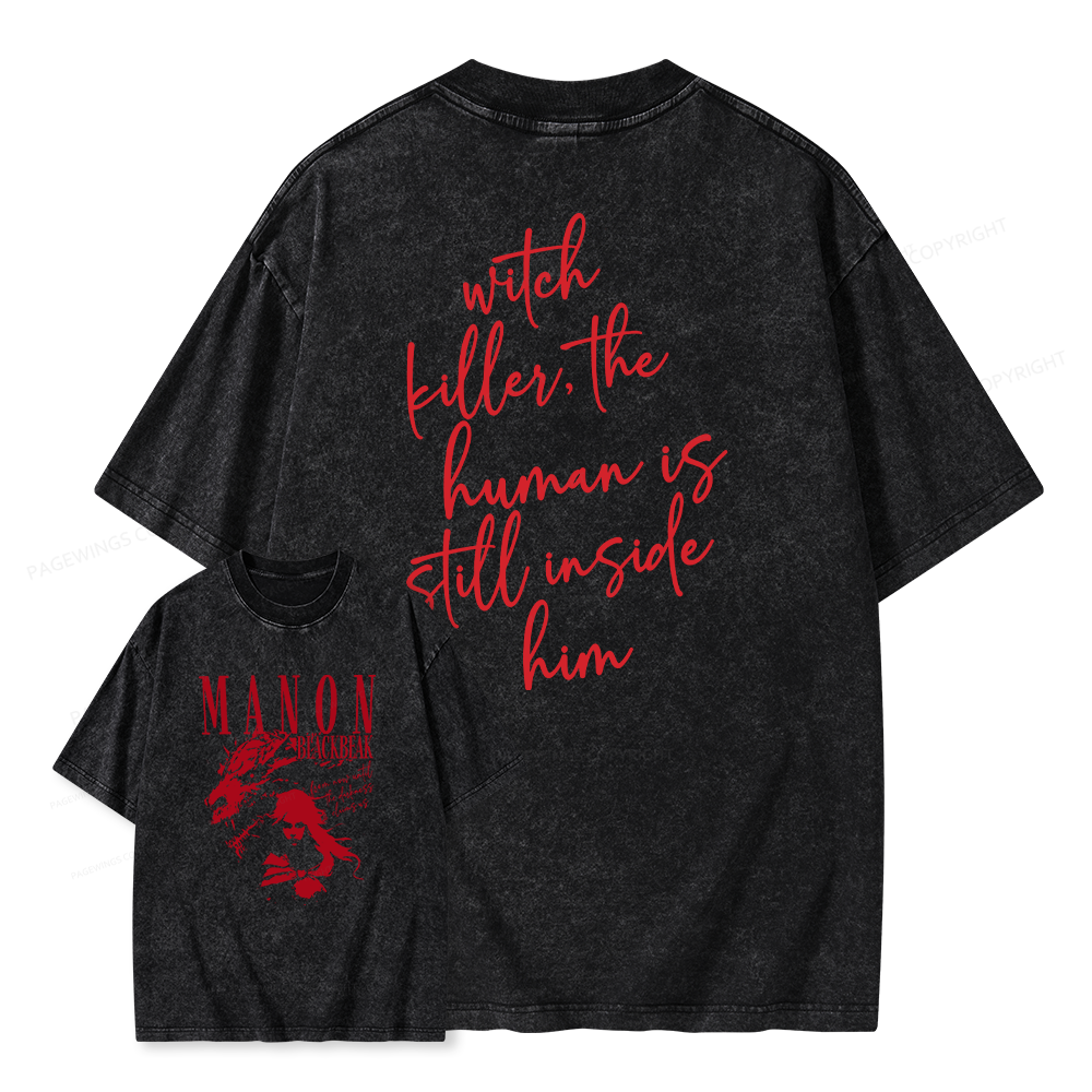 Pagewings Fantasy Book Lover Unisex Washed T-shirt