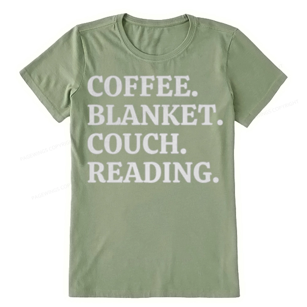 Pagewings Coffee Blanket Couch Reading Unisex Classic T-shirt