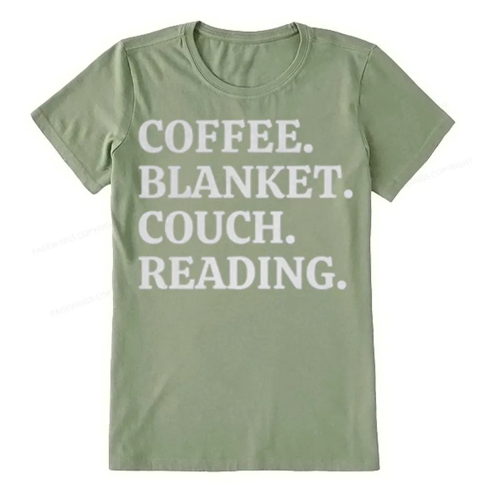 Pagewings Coffee Blanket Couch Reading Unisex Classic T-shirt