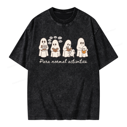 Pagewings Just One More Chapter Unisex Washed T-shirt