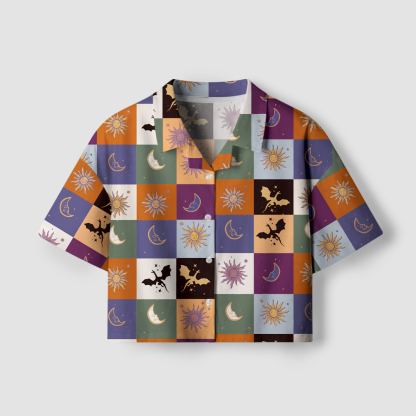 Pagewings Fantasy Lover Camp Collar Women's Camp Shirt