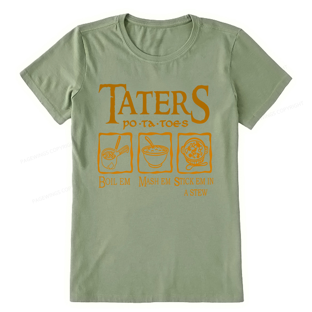 Pagewings Taters PoTaToes Unisex Classic T-shirt