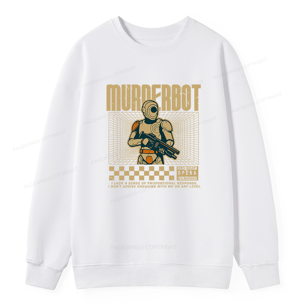 Pagewings Sci-Fiction Robot Hobby Unisex Classic Sweatshirt