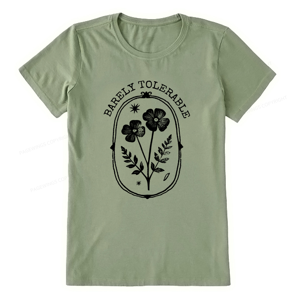 Pagewings Barely Tolerable Unisex Classic T-shirt