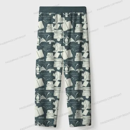 Pagewings Books Are A Uniquely Portable Magic Unisex Flannel Pajama Set