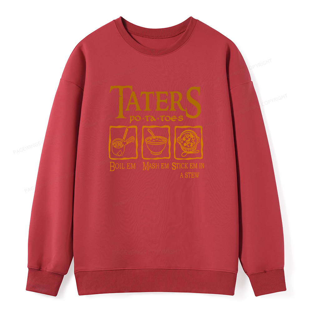Pagewings Taters PoTaToes Unisex Classic Sweatshirt