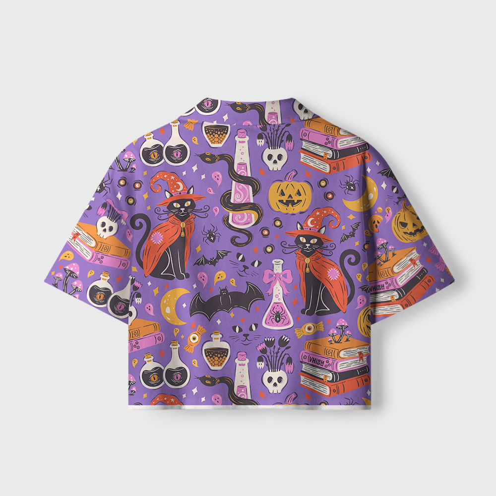 Pagewings Summerween Women's Camp Shirt