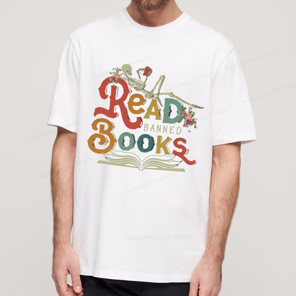 Pagewings Read Banned Books Unisex Classic T-shirt