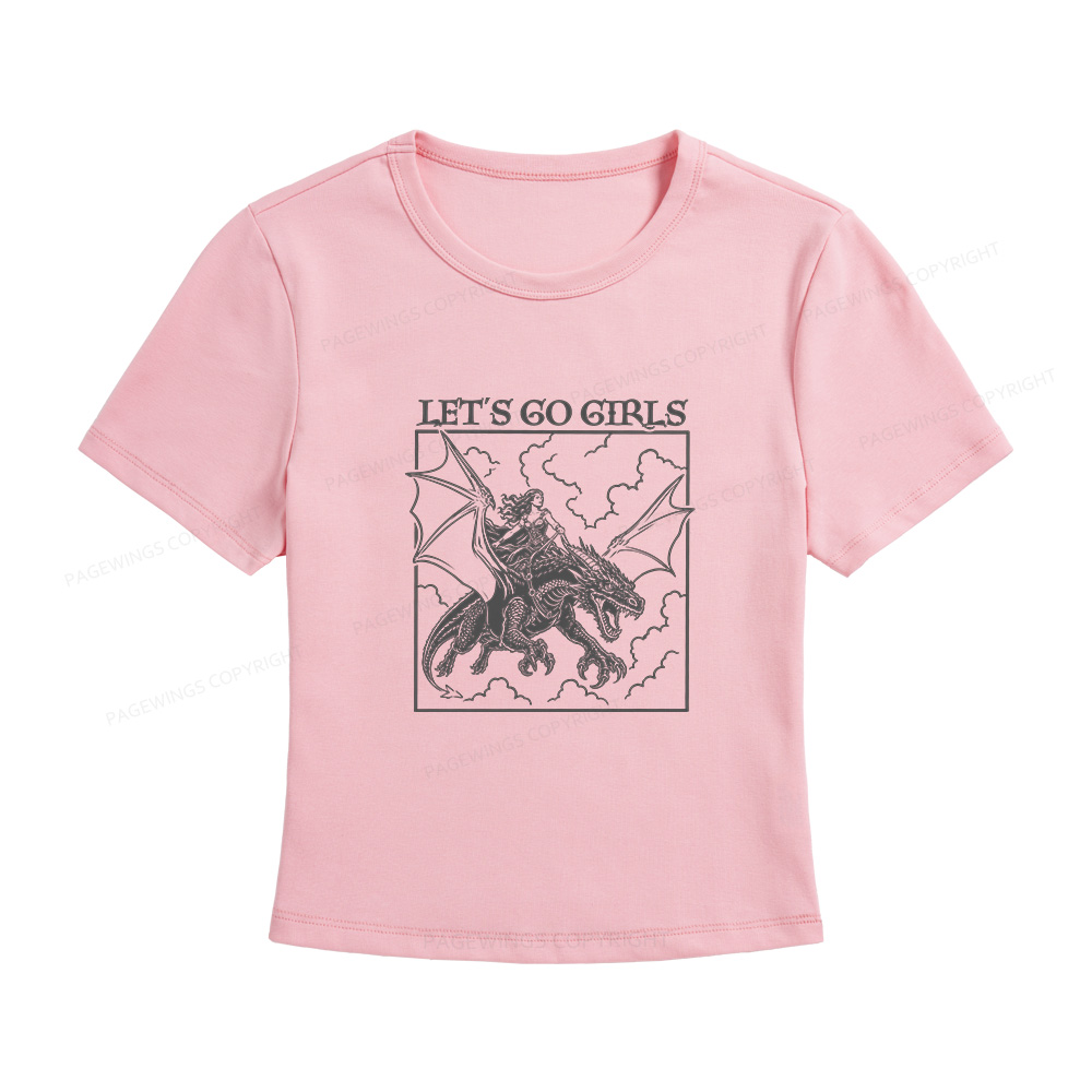 Pagewing Let's Go Girls Women's Baby Tee