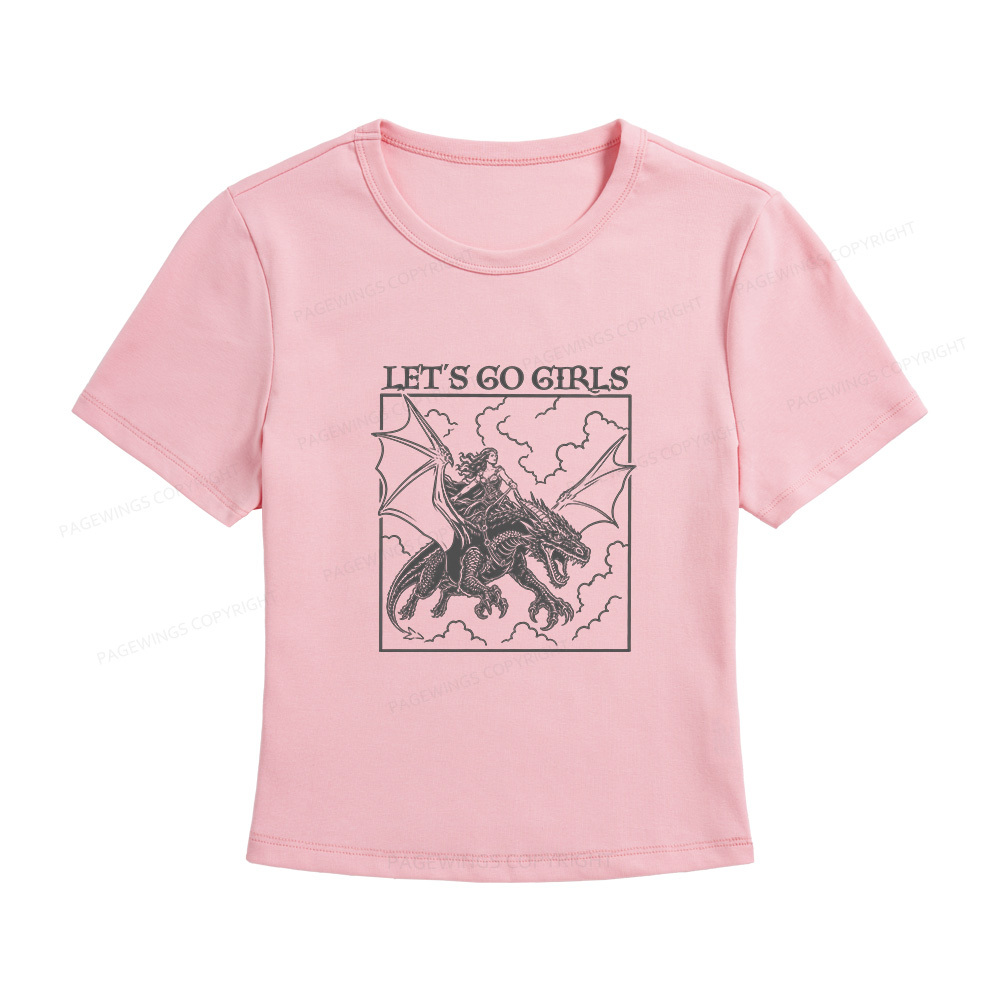 Pagewing Let's Go Girls Women's Baby Tee