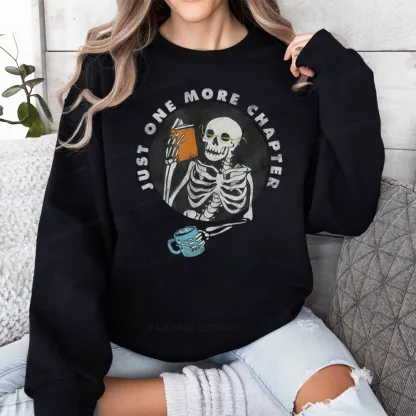 Pagewings Halloween Just One More Chapter Unisex Classic Sweatshirt