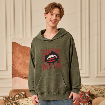 Pagewings Sci-Fi Novel Lover Unisex Washed Hoodie